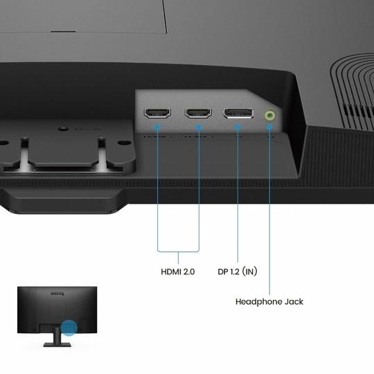 BenQ GW2790Q, 27 Inch (68.58 cm), IPS, 2K QHD 2560x1440, 100Hz, Black, 99% sRGB, 1500:1 CR, Eye-Careu, Dual HDMI, DisplayPort, Bezel-Less, Eyesafe, Wall Mountable Monitor
