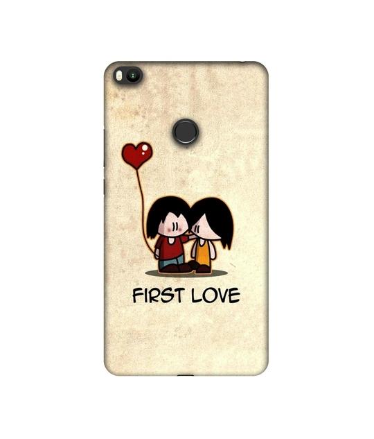 Casotec First Love Design Printed Silicon Soft TPU Back Case Cover for Xiaomi Mi Max 2