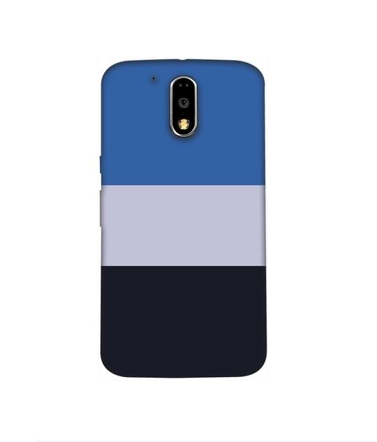 Casotec Three Colour Straps Design 3D Printed Hard Back Case Cover for Motorola Moto G4 Plus