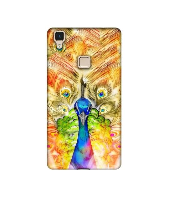 Casotec Colorful Joy Pattern Design Printed Silicon Soft TPU Back Case Cover for Vivo V3 Max