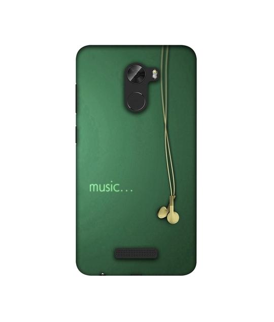 Casotec Music Design Printed Silicon Soft TPU Back Case Cover for Gionee A1 Lite