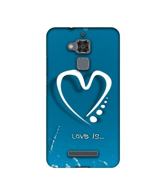 Casotec Love Design Printed Silicon Soft TPU Back Case Cover for Asus Zenfone 3 Max ZC520TL