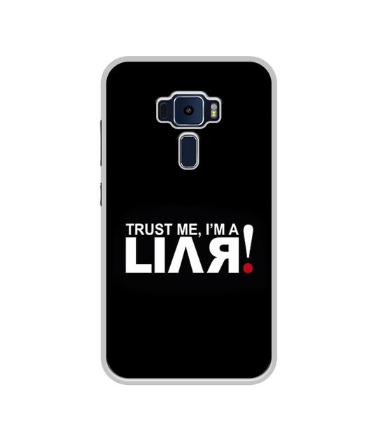 Casotec Funny Quote Design Printed Silicon Soft TPU Back Case Cover for Asus Zenfone 3 ZE520KL