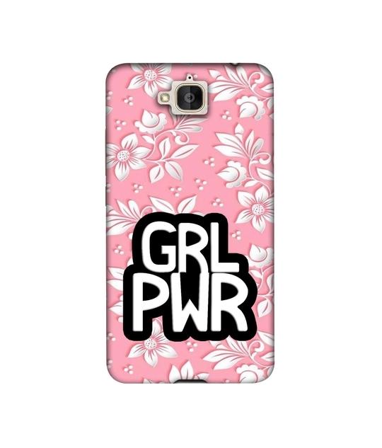 Casotec Girl Power Art Design Printed Silicon Soft TPU Back Case Cover for Huawei Honor Holly 2 Plus