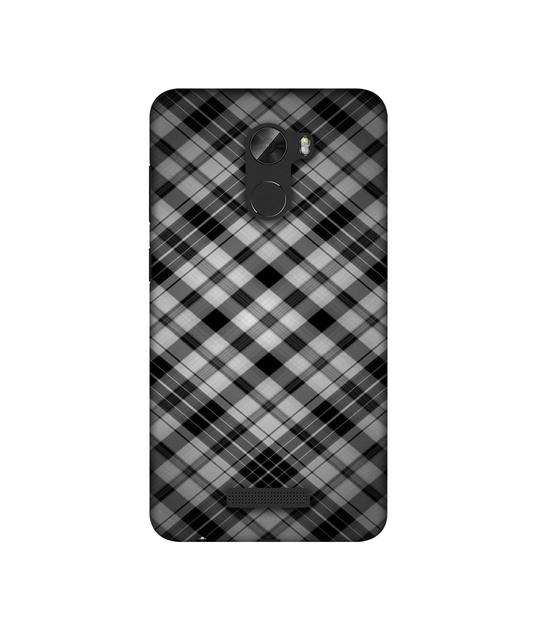 Casotec Black Stripes Pattern Design Printed Silicon Soft TPU Back Case Cover for Gionee A1 Lite