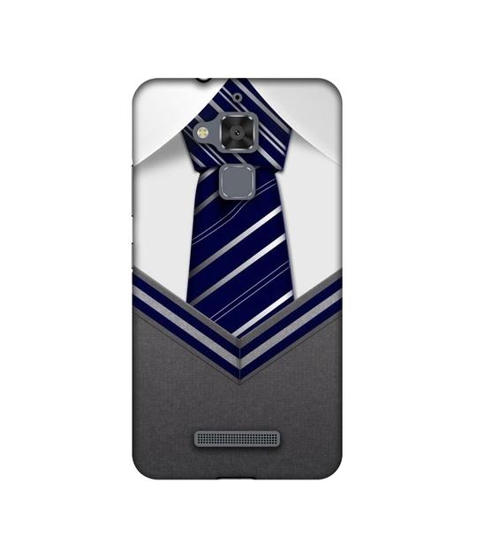 Casotec Tie Design Printed Silicon Soft TPU Back Case Cover for Asus Zenfone 3 Max ZC520TL