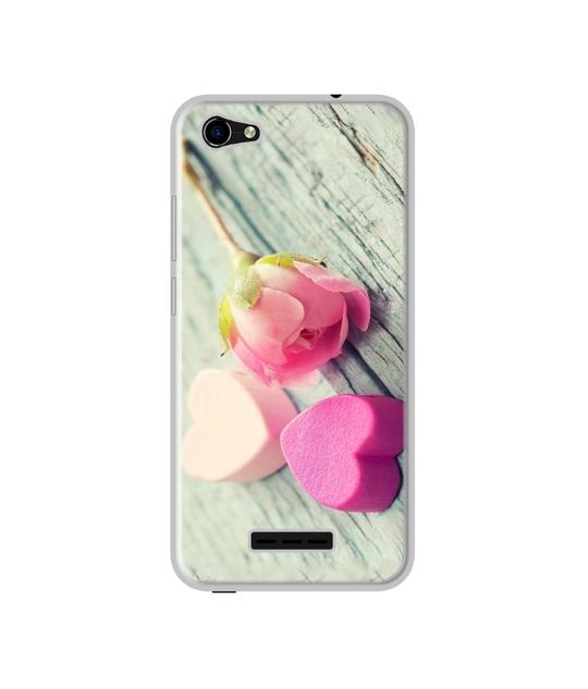Casotec Tenderness Design Printed Silicon Soft TPU Back Case Cover for Lava Z61