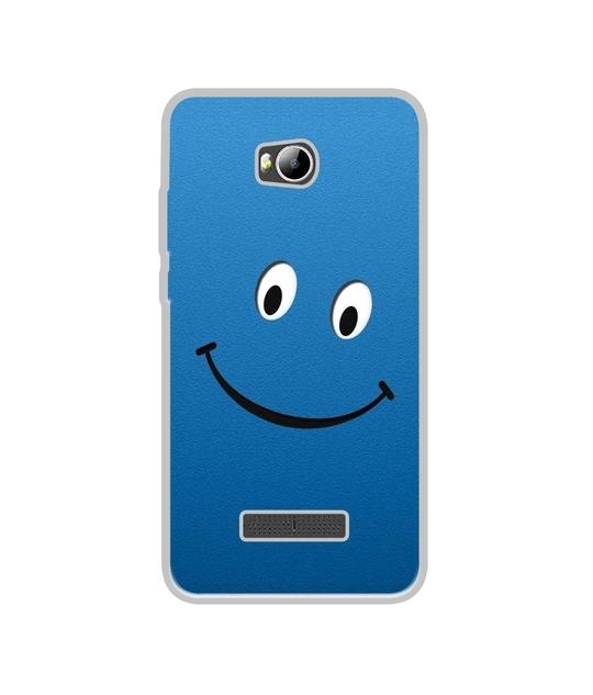 Casotec Happy Design Printed Silicon Soft TPU Back Case Cover for Micromax Canvas Spark 3 Q385
