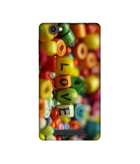 Casotec Colorful Love Design Printed Silicon Soft TPU Back Case Cover for XOLO Era 4G