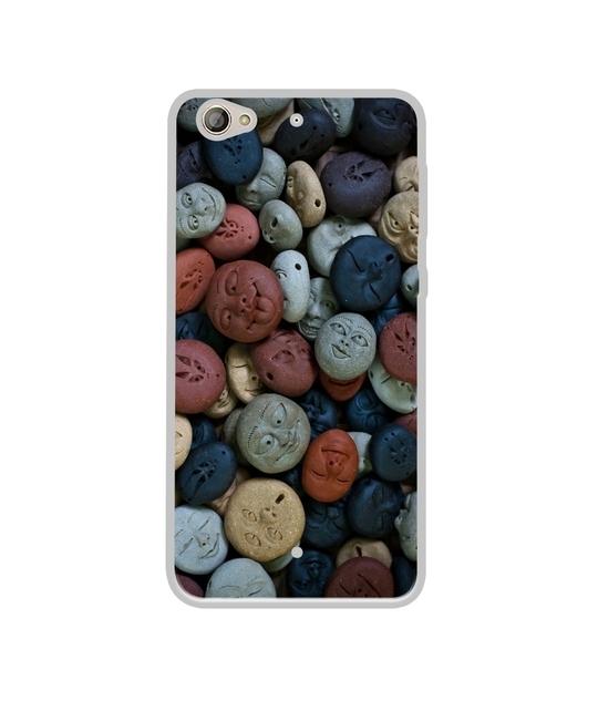 Casotec Smiling Stones Design Printed Silicon Soft TPU Back Case Cover for LeTV Le 1S