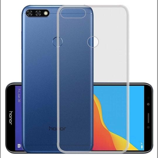 Casotec Soft TPU Back Case Cover for Huawei Honor 7C - Clear