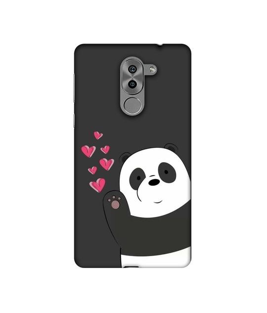Casotec Love Panda Design 3D Printed Hard Back Case Cover for Huawei Honor 6X