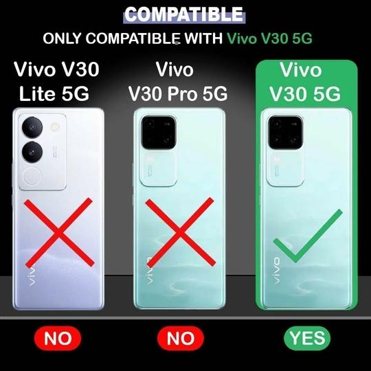 Casotec Cool Rainbow Design Premium 2D Printed Metal Back Case Cover for Vivo V30 5G / S18 5G