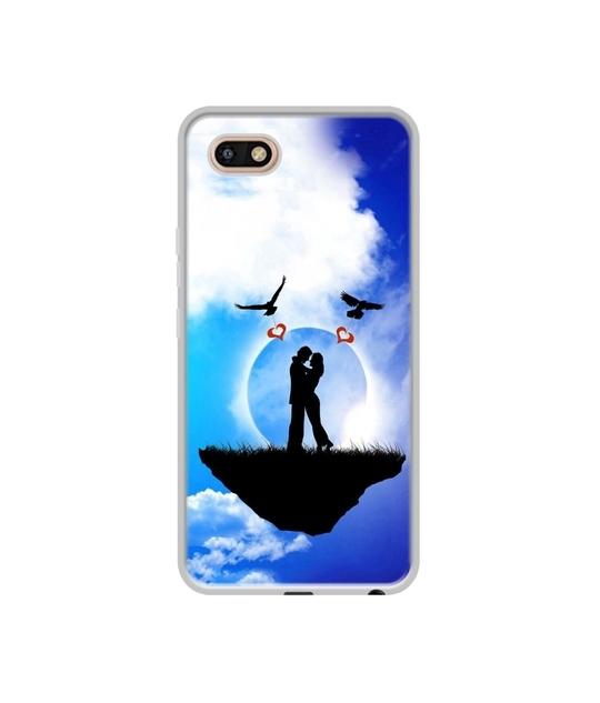 Casotec Flying Love Design Printed Silicon Soft TPU Back Case Cover for Gionee F205