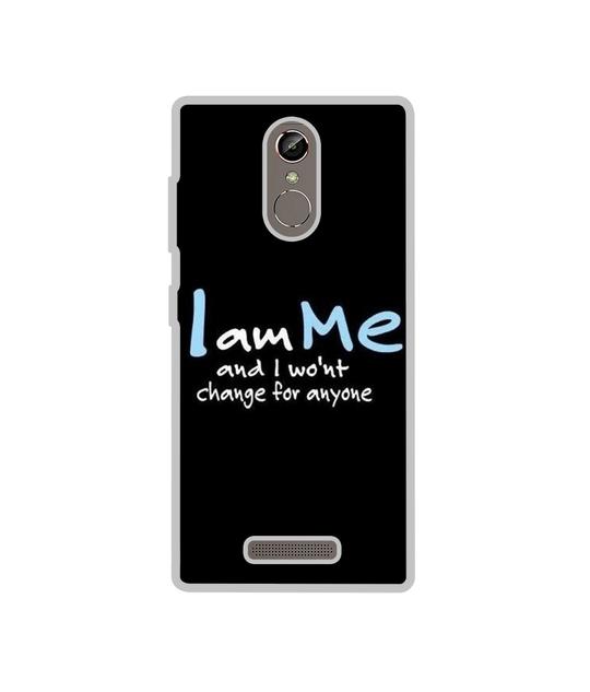 Casotec Quotes Design Printed Silicon Soft TPU Back Case Cover for Gionee S6s