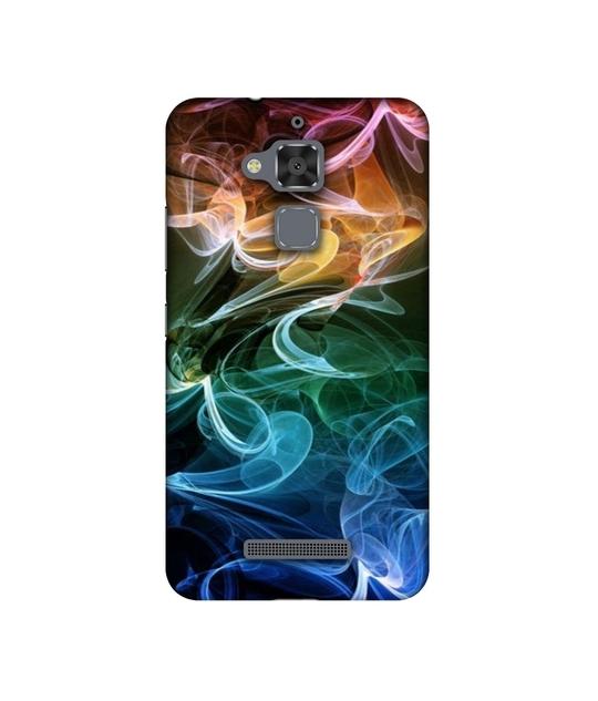 Casotec Smoky Pattern Design Printed Silicon Soft TPU Back Case Cover for Asus Zenfone 3 Max ZC520TL