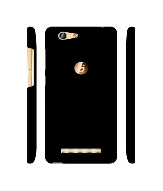 Casotec Black Design 3D Printed Hard Back Case Cover for Gionee F103 Pro