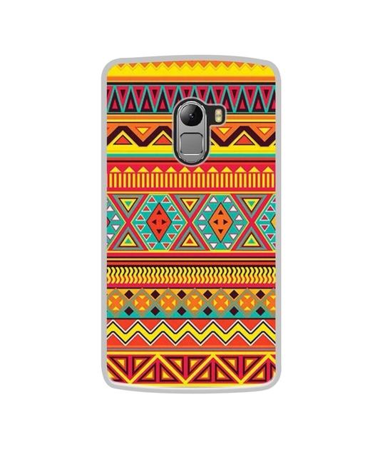 Casotec Artistic Rangoli Design Printed Silicon Soft TPU Back Case Cover for Lenovo K4 Note