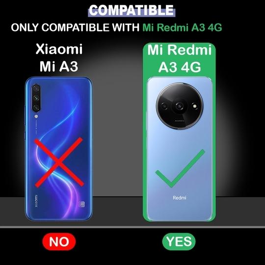 Casotec Colorful Wooden Pattern Design Printed Silicon Soft TPU Back Case Cover for Mi Redmi A3 4G