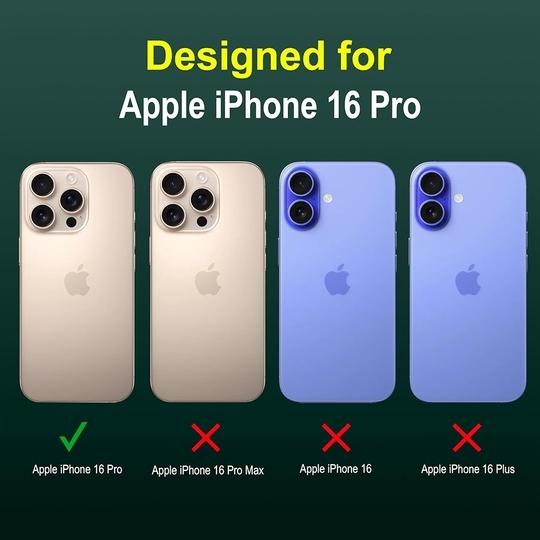Casotec Back Cover for Apple iPhone 16 Pro | Full Camera Protection | Liquid Silicon Case | Flexible Bumper Case for Apple iPhone 16 Pro (Green)