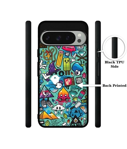 Casotec Crazy Design Premium 2D Printed Metal Back Case Cover for Google Pixel 9 Pro 5G
