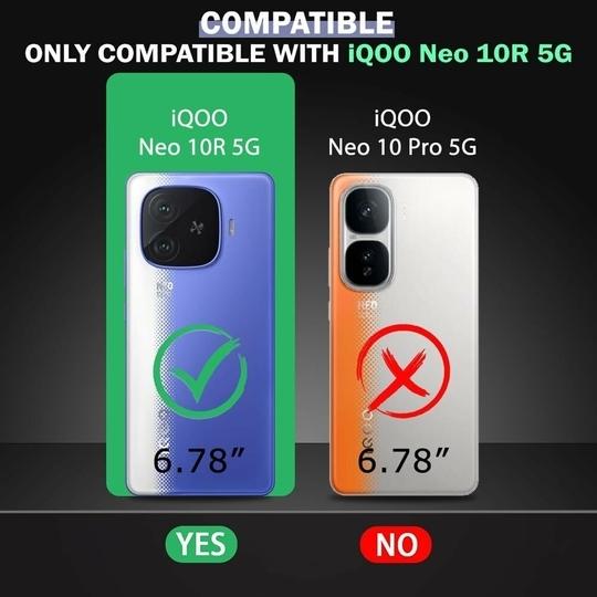 Casotec Panda with Bamboo Design Premium 2D Printed Metal Back Case Cover for iQOO Neo 10R 5G