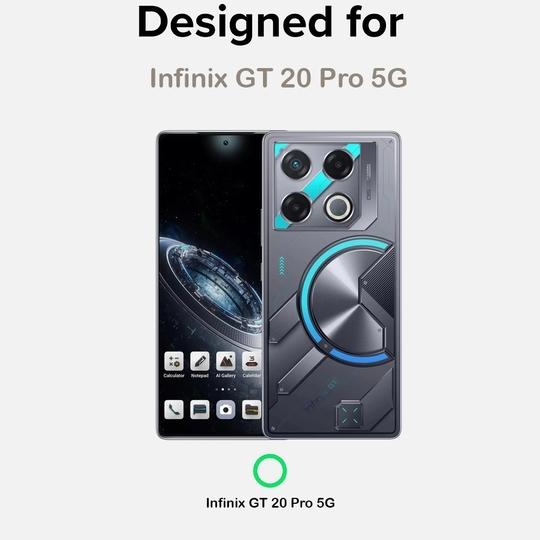 Casotec Puzzle Pattern Design Premium 2D Printed Metal Back Case Cover for Infinix GT 20 Pro 5G