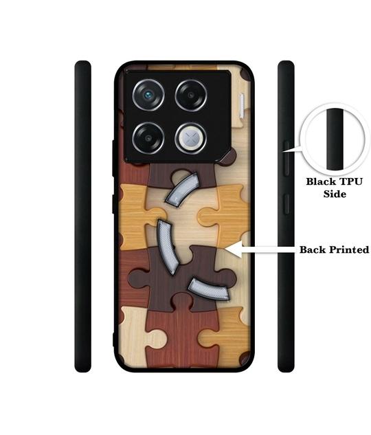 Casotec Puzzle Pattern Design Premium 2D Printed Metal Back Case Cover for Infinix GT 20 Pro 5G