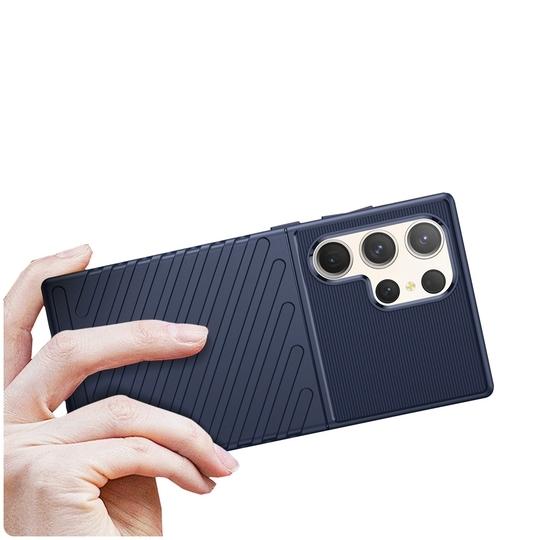 Casotec Shockproof Back Cover Case for Samsung Galaxy S23 Ultra 5G | 360 Degree Protection | Protective Design | Anti-Scratch Tough Slim TPU Case for Samsung Galaxy S23 Ultra 5G (Blue)