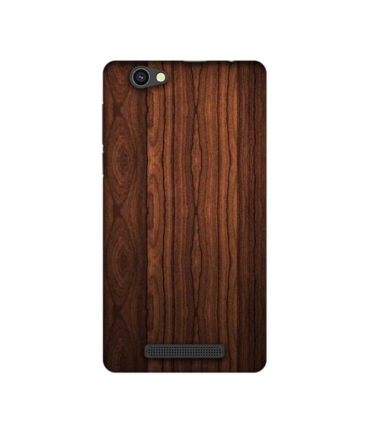 Casotec Wooden Texture Design Printed Silicon Soft TPU Back Case Cover for XOLO Era 4G