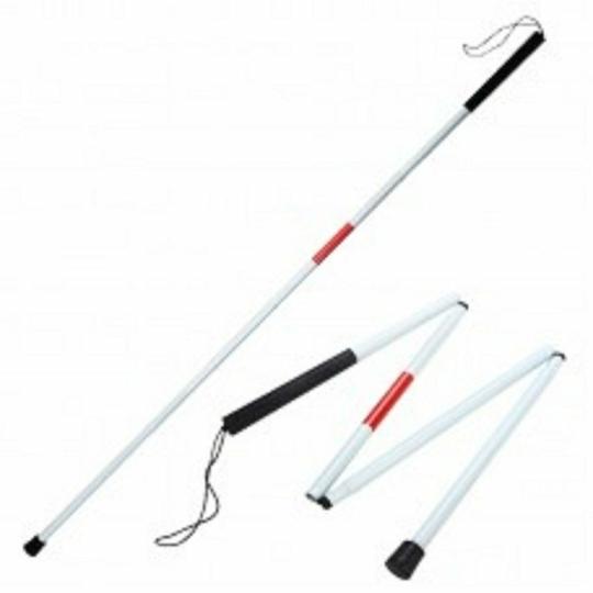 Shakuntla Magna Guide Stick for Blind/Partially Sighted (White)