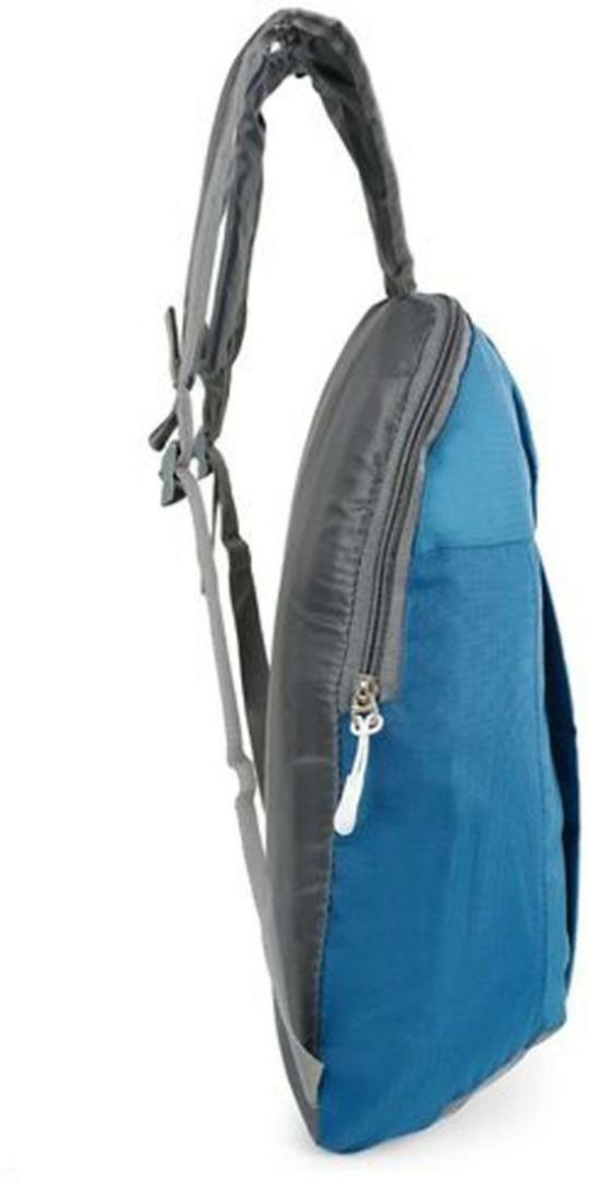 Straplt Blue Pu Backpacks 15 L