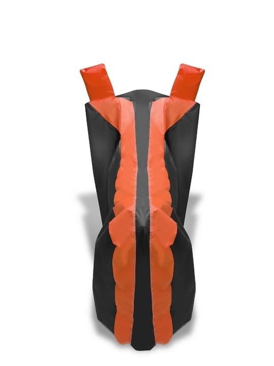 Mockhe Bike Cover for Honda Activa 4G , Dustproof UV Protection water resistant Custom Fit Cover-(Black-Orange )
