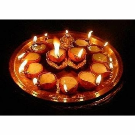Yamsun Mitti Ka Diva Handmade Diya for Diwali Festival, Pooja Decoration, Traditional Clay Lamp, Eco-Friendly Oil Lamp, Ideal for Home and Temple Celebration Lighting | Pack of 6