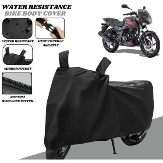 BIGFLY Bajaj Pulsar 150 Waterproof Bike Cover - Black Full Protection(Pack of 1)