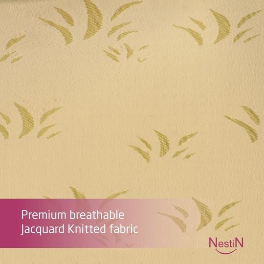 NESTIN Mattress Premium Natural Pure Latex Mattress 6 inch Double Latex Foam Mattress (L x W: 78 inch x 48 inch)