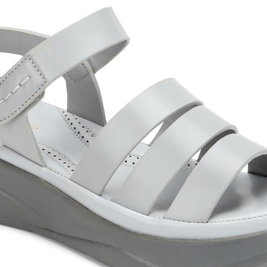 Marc Loire Women Grey Solid Platform Heels
