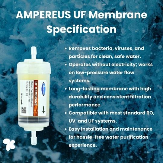 AMPEREUS FOgger Kit for Dairy Farm and Home Fogging Machine for Cooling with 10 Nozzles 100 GPD Pump, 15 Meter Pipe, UV Membrane, and Pipe Cutter (Nozzle Distance 1.4)