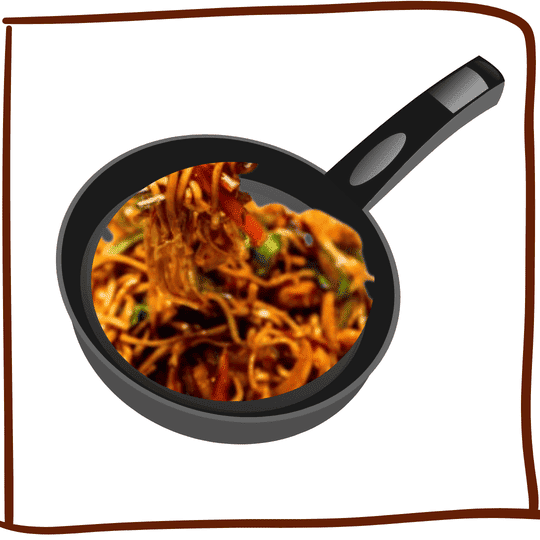 Mom's Mie Veg Five-Spices Noodle Typical of China Imported noodles