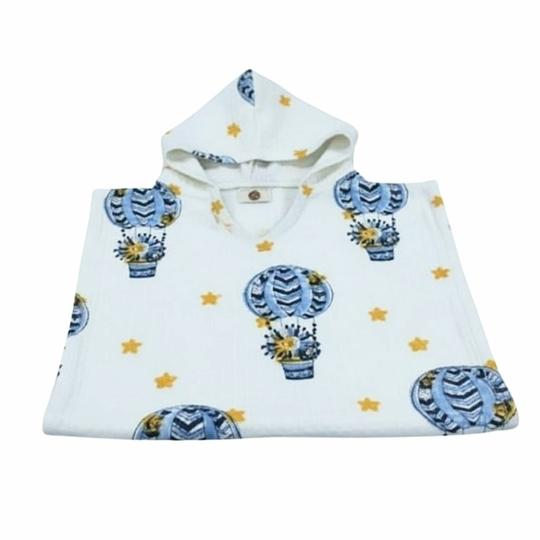 LITTLE CHIKU Hooded Towels for Kids | Soft Cotton Absorbent Bath Poncho with Cute Print | Cozy Hooded Towel for Babies and Toddlers (Design-2)