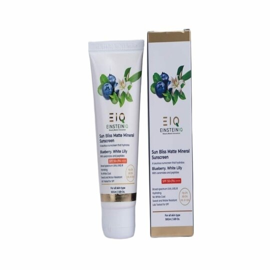 EIQ - EINSTEINIQ Fresh Vibe Face Wash + EINSTEINIQ Sunbliss Matte Mineral (Zn) based Sunscreen with SPF 50PA ++++ (100ml)+(50g).