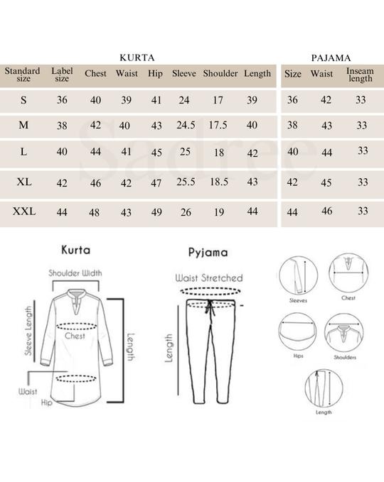 Sadree Men's Silk Blend, Knee Length, Full Sleeve, Mandarin Collor, Regular Fit, Casual wear Ethnic Style Kurta Churidar Pyjama Set | Colour -  PINK | | Size - 42