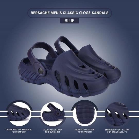 Bersache Extra Soft  Regular wear with Flexibility Sandal for Men's & Boy's Blue (6008)