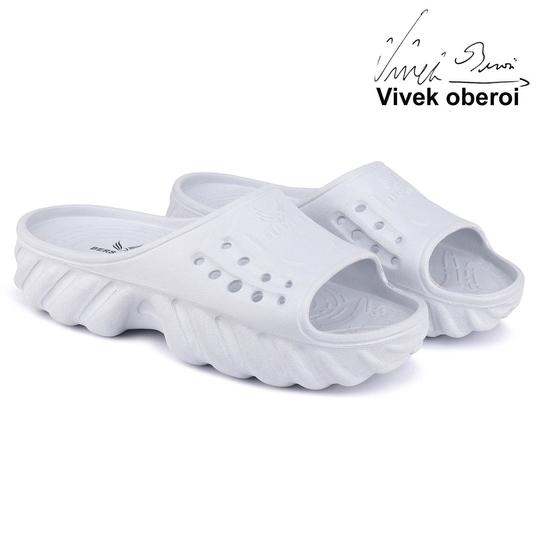 Bersache Extra Soft  Regular wear with Flexibility Sandal for Men's & Boy's White (6173)