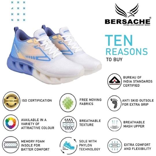 Bersache Premium Sports ,walking,Gym,cricket, Trending  Running Shoes For Men's / boy's-(9169-Blue)