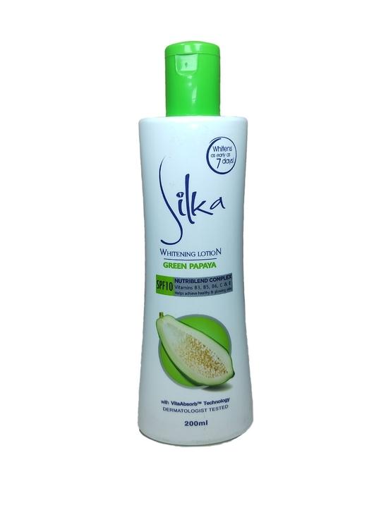 Queue Silka Green Papaya Full Body Whitening Lotion with Dermatologist Tested 200ml