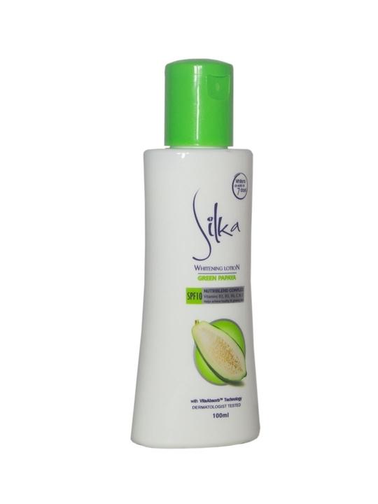 Queue Silka Green Papaya Full Body Whitening Lotion with Dermatologist Tested 200ml
