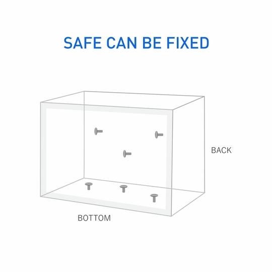 Ozone Safe Locker for Home | Safilo Bio Z+ 16 Litre | Ozone Digital Lock | Ozone Locker Safe For Home | Master & User PIN Code Access | Fingerprint Lock | Silver and Black