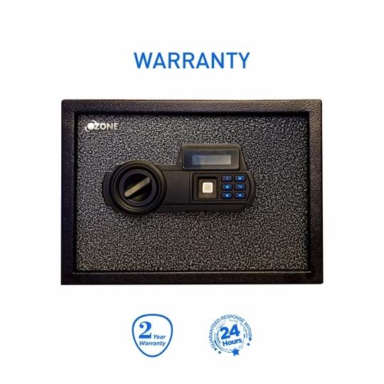 Ozone Safe Locker for Home | Safilo Bio Z+ 16 Litre | Ozone Digital Lock | Ozone Locker Safe For Home | Master & User PIN Code Access | Fingerprint Lock | Silver and Black