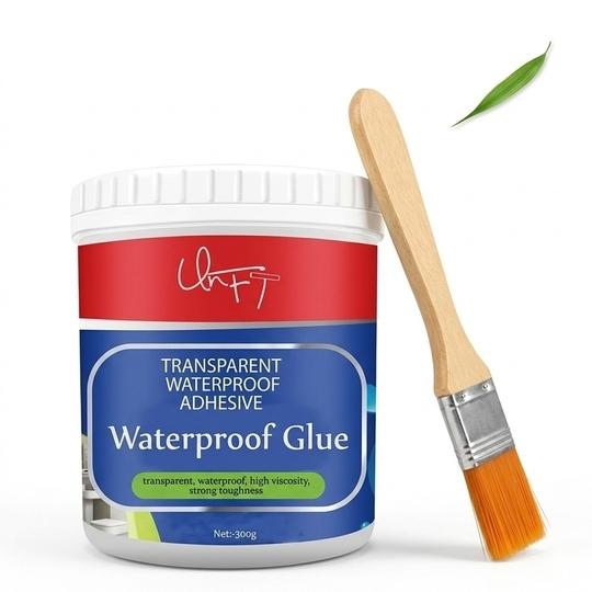Hanukart Transparent Waterproof Glue for Leakage, Epoxy Resin for Flooring, Crack Seal Agent Waterproofing for Roof Leakage Solution Indoor Outdoor Waterproof Adhesive Sealan